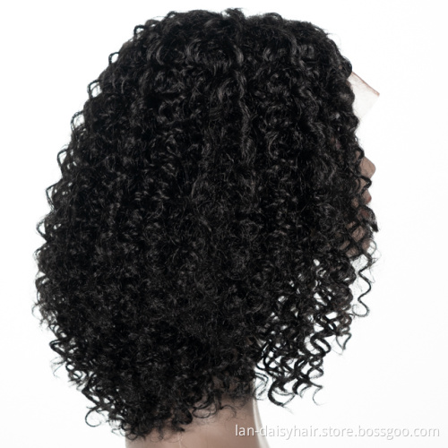 In Wholesale Lace Frontal Wigs 13x4  Pre Plucked Bleached Knots  150 HD Remy Closure Curly Wig for women